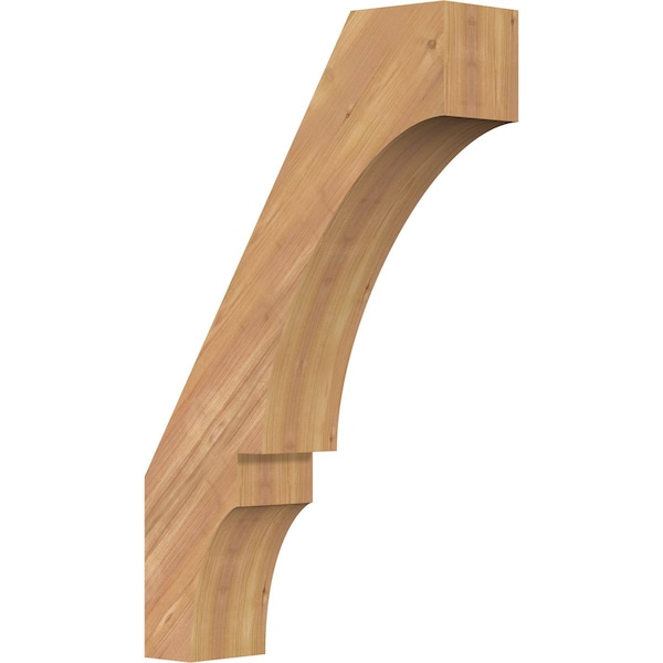 Ekena Millwork 5 1/2"W x 20"D x 32"H Balboa Smooth Knee Brace, Western Red Cedar BRC06X20X32BOA00SWR - main